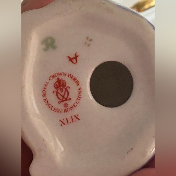 Royal Crown Derby Quail. English bone china, hand finished 22 ct gold guilding. - Picture 6 of 6